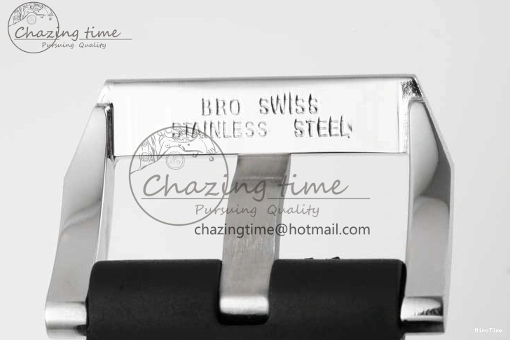 MIROTIME 0228 Premium Aquatimer Automatic SS RSF 1:1 Best Edition White Black Dial on Black Rubber Strap A 7067